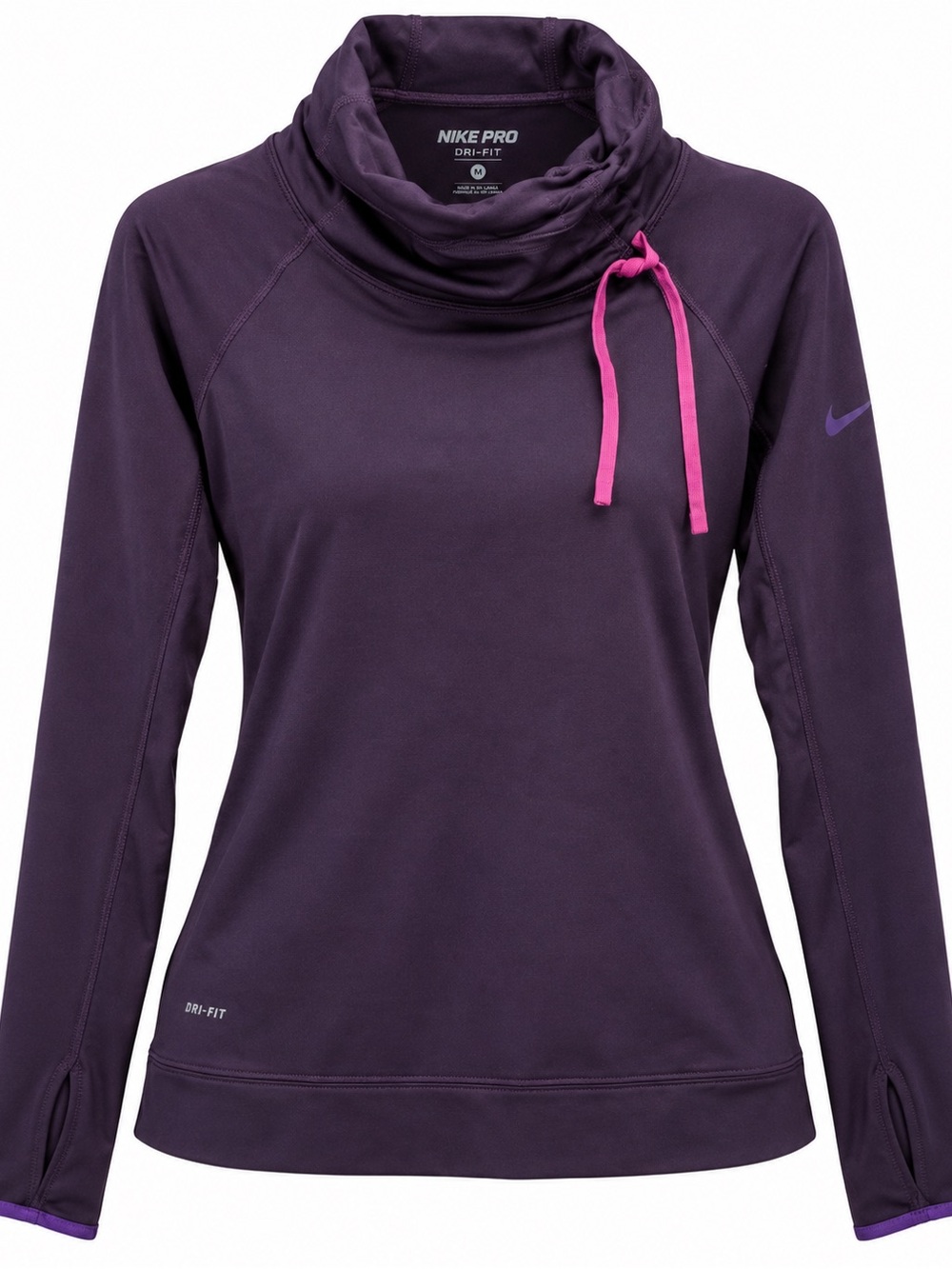 Nike Pro Dri-FIT Cowl Neck Long Sleeve Athletic Top